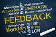 Photo: Kreidetafel mit Feedback Kreidetafel mit Feedback