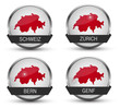 Vektor: Vector Icons *** Städte Schweiz Vector Icons *** Städte Schweiz