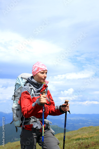 Photo: Summer hiking in the mountains. Summer hiking in the mountains.