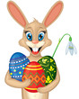Easter bunny portrait