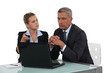 Man considering his colleague's proposal