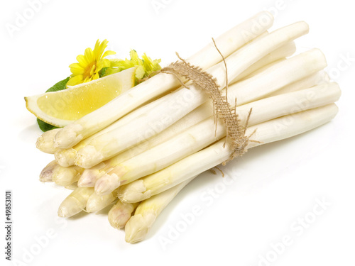 Photo: Geschälter weißer Spargel Geschälter weißer Spargel