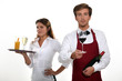 Bar and barmaid
