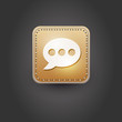 Bubble talk user interface icon