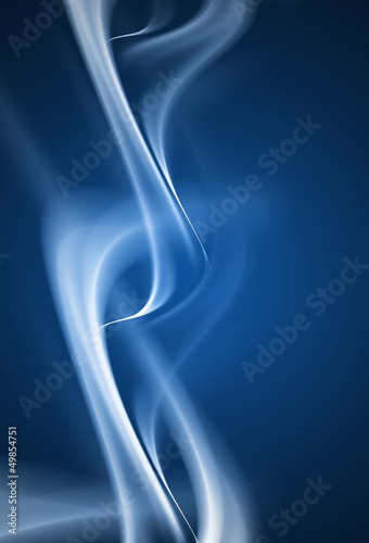 Illustration: Abstract blue smoke Abstract blue smoke