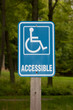 Accessible Disabled Parking Sign