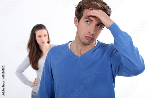Photo: Couple having an argument Couple having an argument