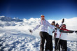 teenagers on a ski vacation