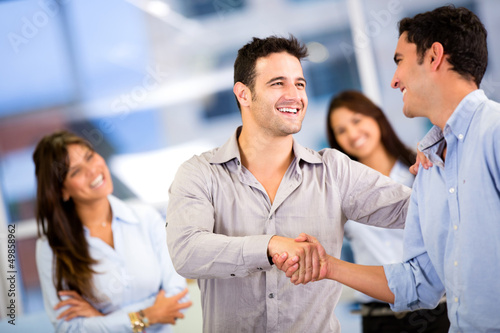Photo: Business hanshake Business hanshake