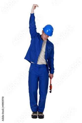 Photo: Full length plumber Full length plumber