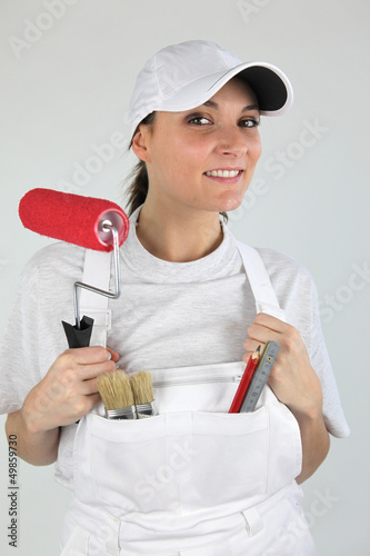 Photo: Woman painter Woman painter