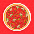 vegetarian tomato pizza