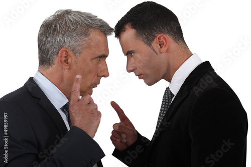 Photo: Couple of executives discussing Couple of executives discussing