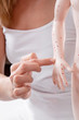 Foto: Energielinien bei der asiatischen Massage - Druckpunktmassage Energielinien bei der asiatischen Massage - Druckpunktmassage