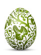Osterei, Ostern, floral, Foliage, Retro, Ranke, Ornamente, Grün