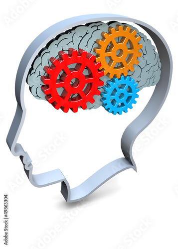Illustration: THINKING - 3D THINKING - 3D