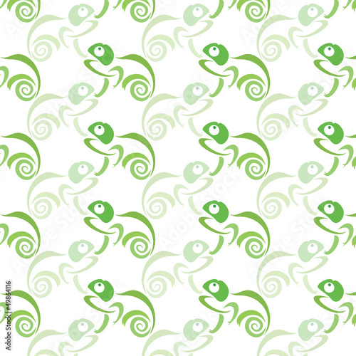 Vector: Seamless wallpaper chameleon. Vector illustration Seamless wallpaper chameleon. Vector illustration