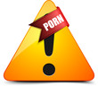 Porn Conetnt Caution Sign