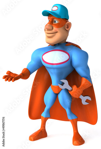 Illustration: Super mechanic Super mechanic