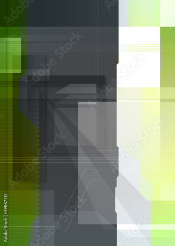 Illustration: digital abstract design digital abstract design