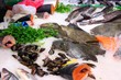 Photo: Boqueria fish market in Barcelona, Spain Boqueria fish market in Barcelona, Spain