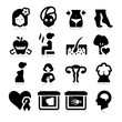 Women Health Care Icons
