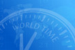 World time vector background illustration