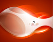 Colorful magic wavy shapes design