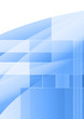blue brochure abstract