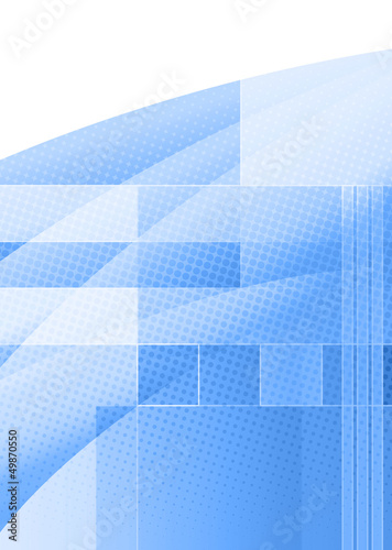 Illustration: blue brochure abstract blue brochure abstract