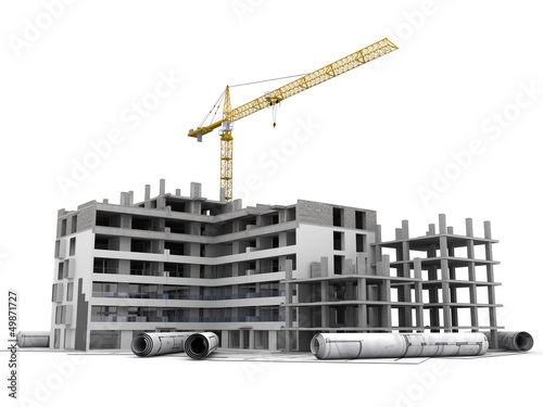 Photo: Construction project in progress Construction project in progress