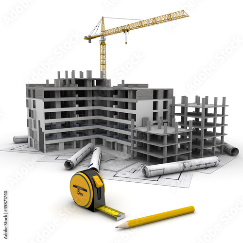 Photo: Construction project in progress Construction project in progress