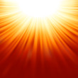 Sunburst rays of sunlight tenplate. EPS 8