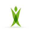Vector Logo green man