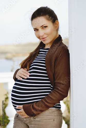 Photo: sweet pregnant woman sweet pregnant woman