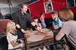 Hipsters Eat at Mobile Cafe