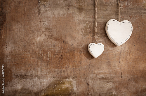 Photo: white hearts white hearts