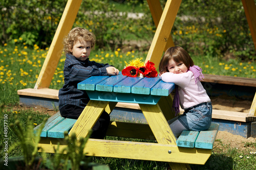 Photo: boy and girl on date boy and girl on date