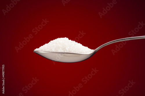 Photo: Teaspoon with sugar Teaspoon with sugar