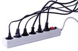 Electric power bar with many plugs