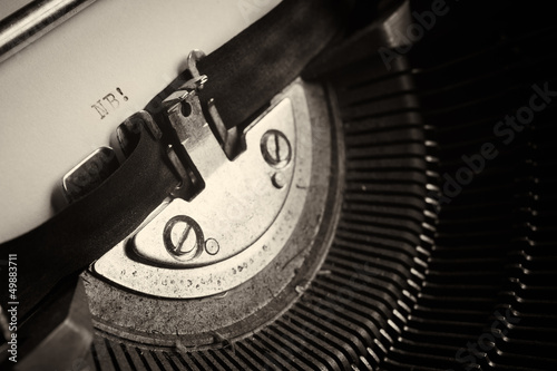 Photo: Old typewriter Old typewriter