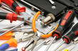 tools on white