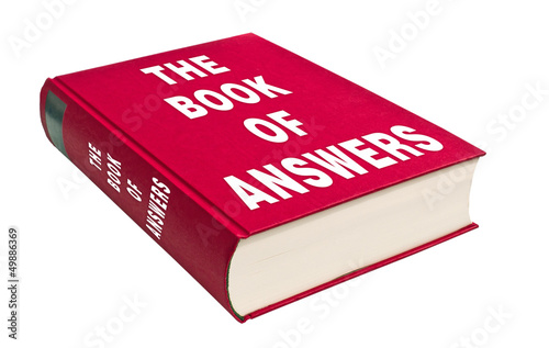 Illustration: the book of answers the book of answers