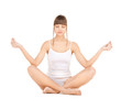 Photo: woman practicing yoga woman practicing yoga
