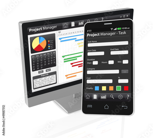 Illustration: project management project management