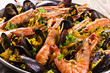 Paella mit Meeresfrüchten