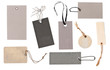 Collection of price tag or address labels