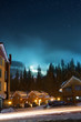 Photo: Ski village at night Ski village at night