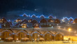 Photo: Ski village at night Ski village at night