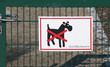 Hundeverbotsschild
